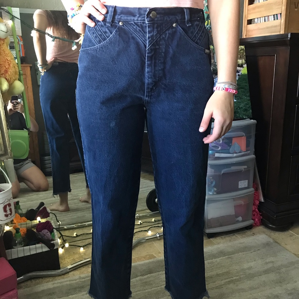 Vintag Roughrider Dark Blue Jeans